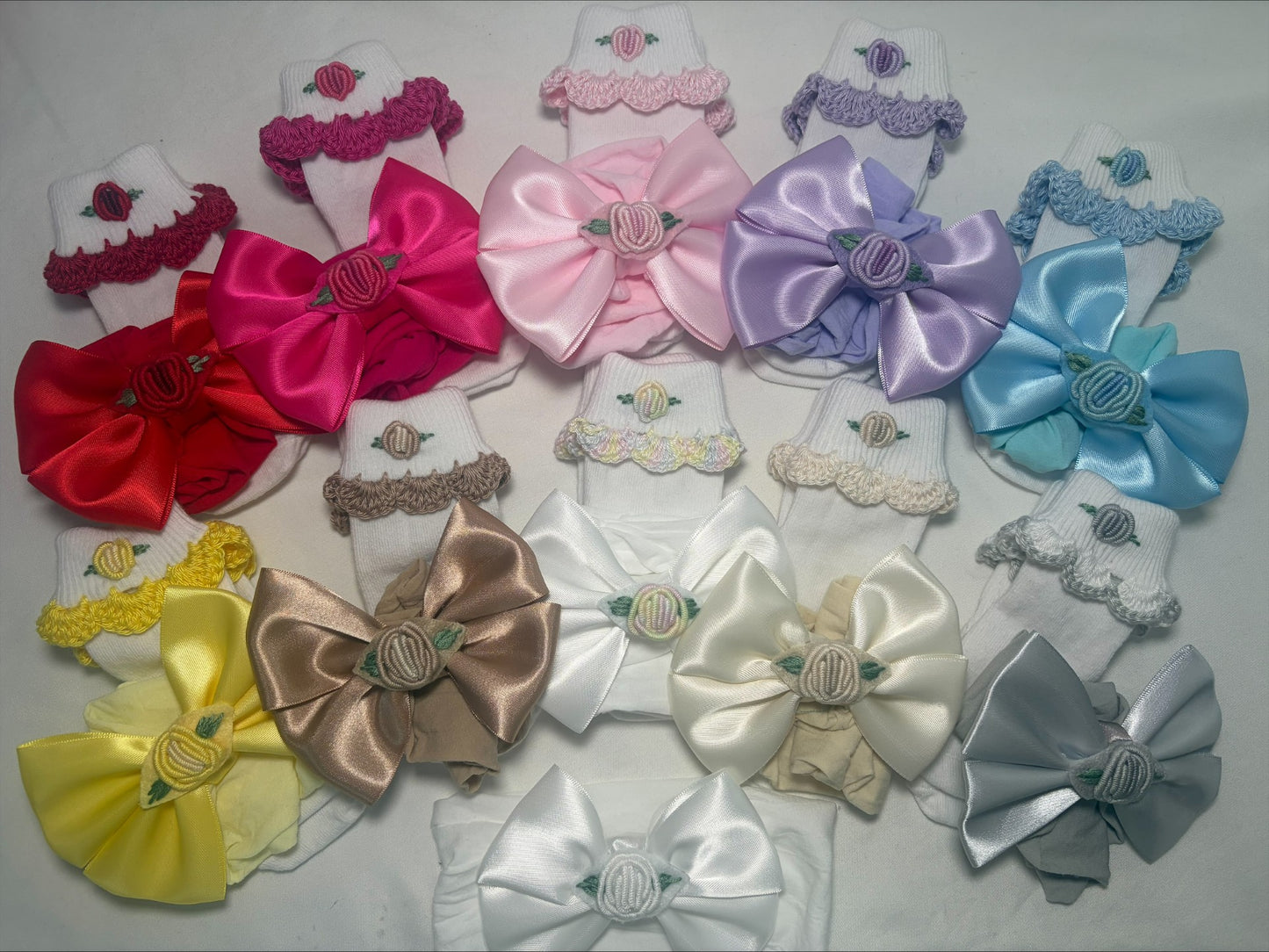 Single rose clips