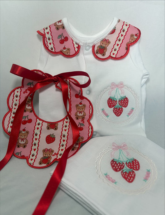 Strawberries and Cream Set