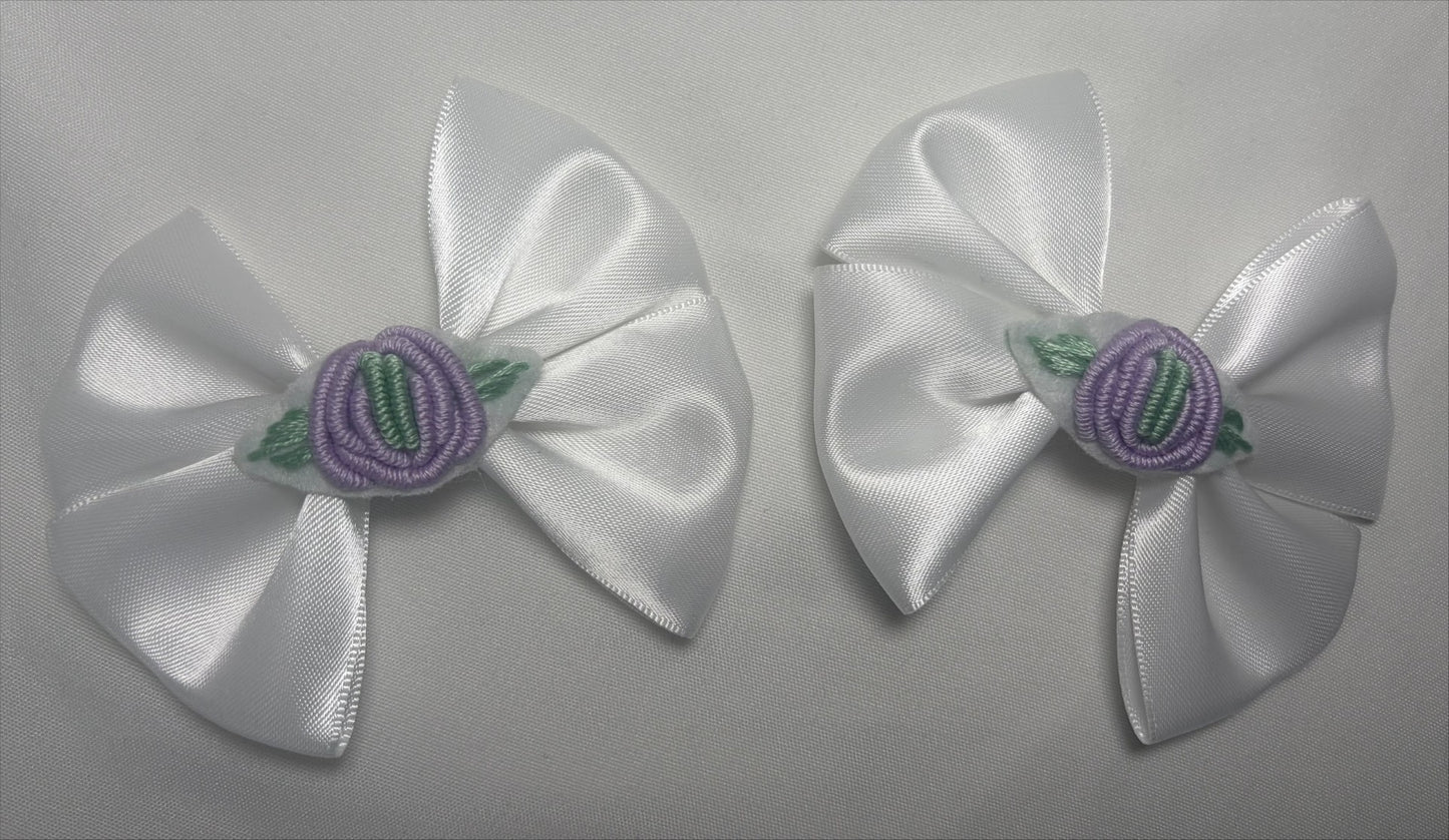 Single rose clips