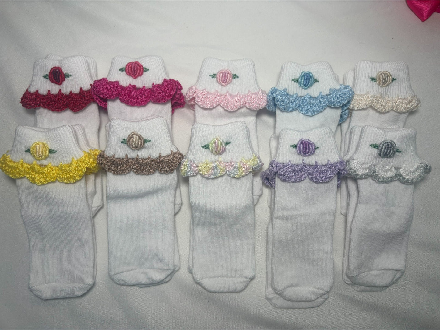 Rose Crochet socks