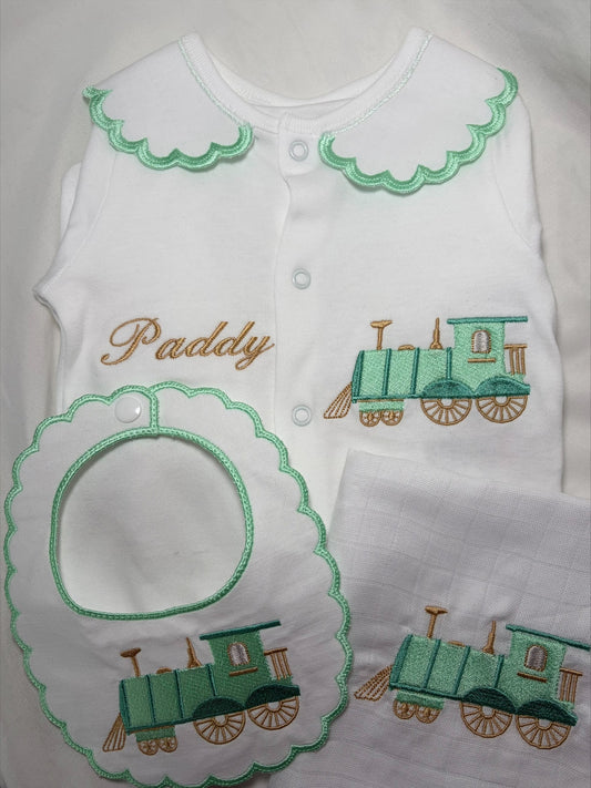 Mint & Gold train set