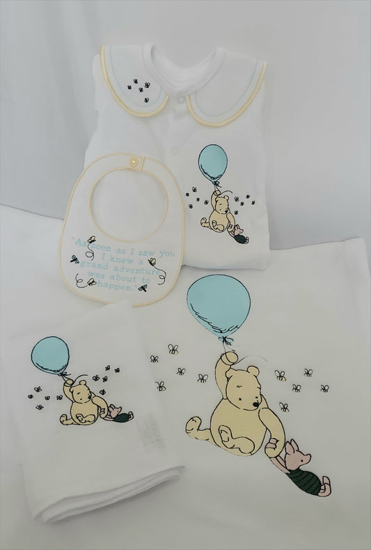 Classic Pooh Babygrow set