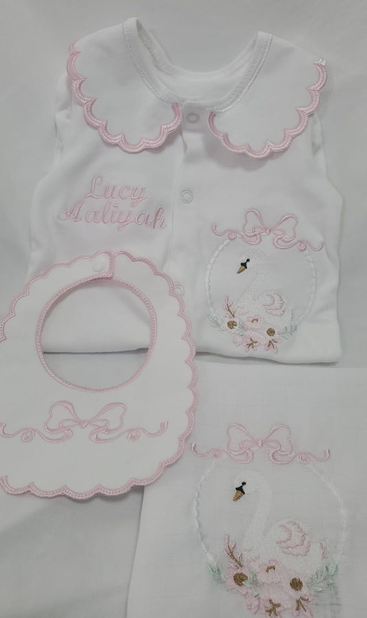 Floral Swan set