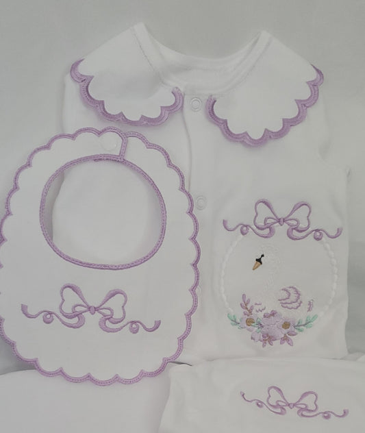 Floral Swan set
